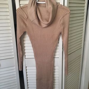 Cowl neck dress